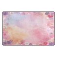 thumbnail image 2 of Non-Slip Area Rug 60"x39" Indoor Washable Floor Mats Carpet Printed for Living Room, Bedroom, Home Decor Colorful Pastel Floral Pattern, 2 of 7