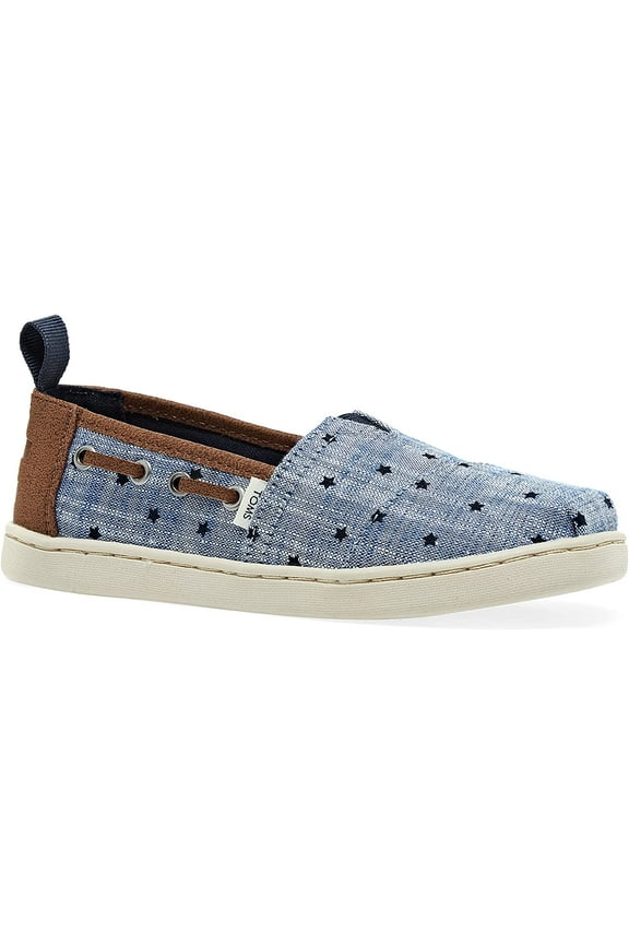Girls, Alpargata Slip-On - Little Kid Big Kid Little Kid 4-8 Years 8 Little Kid Navy Chambray Stars