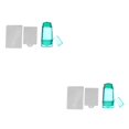 thumbnail image 1 of Jumpingount Estampador de uñas de doble cabeza con raspador, sello de estampado de uñas, plantilla redonda, impresión bonita, transferencia de Type2 NO2, 1 of 6
