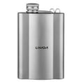 thumbnail image 1 of Lixada Ultra-Lightweight 240ml Titanium Flask - Portable Mini Ti Spirits Container for Outdoor Adventures and Home Use, Ergonomic Design, Corrosion-Resistant, Perfect for Travel and Camping (Lixada,, 1 of 6