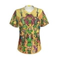 thumbnail image 4 of The Legend Of Zelda Women's T Shirts V-Neck Tee Shirt Casual Short Sleeve T-Shirt Soft 3D Printed Summer Tee Tops Shirt 3X-Large, 4 of 8