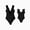 Black, variant on Toddler Girls One Piece Swimsuits Ruffled Cute Bikinis Swimwear Mommy and Me Matching Bathing Suit,2-9Y