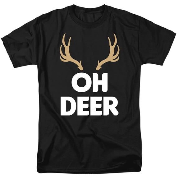 Oh Deer It's Christmas Unisex Adult T Shirt