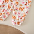 thumbnail image 5 of Ymyiu Newborn Girl Clothes Baby Bodysuit and Pant Set 2-Pcs Soft Newborn Boy Girl Clothes Outfits 6 12 Months (Pink,6-12 Months), 5 of 7