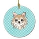 thumbnail image 1 of Adorno de cerámica Checkerboard Blue Chihuahua BB1189CO1 Caroline's Treasures BB1189CO1, 1 of 1