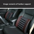 thumbnail image 4 of Mmeneyy 1pc Lumbar Massage Car Massage Cushion Lumbar Support Car Seat Back Support Waist Cushion, 4 of 7