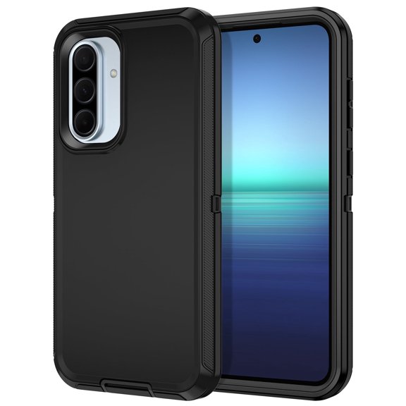 Petocase for Samsung Galaxy A36 5G Case,Heavy Duty Rugged Shockproof Protection Phone Cover for Galaxy A36 5G,Black