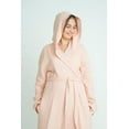 thumbnail image 2 of SUSSEXHOME 100% Cotton Muslin Robe – Lightweight Bathrobe for Women and Men, Small/Medium, Salmon, 2 of 4