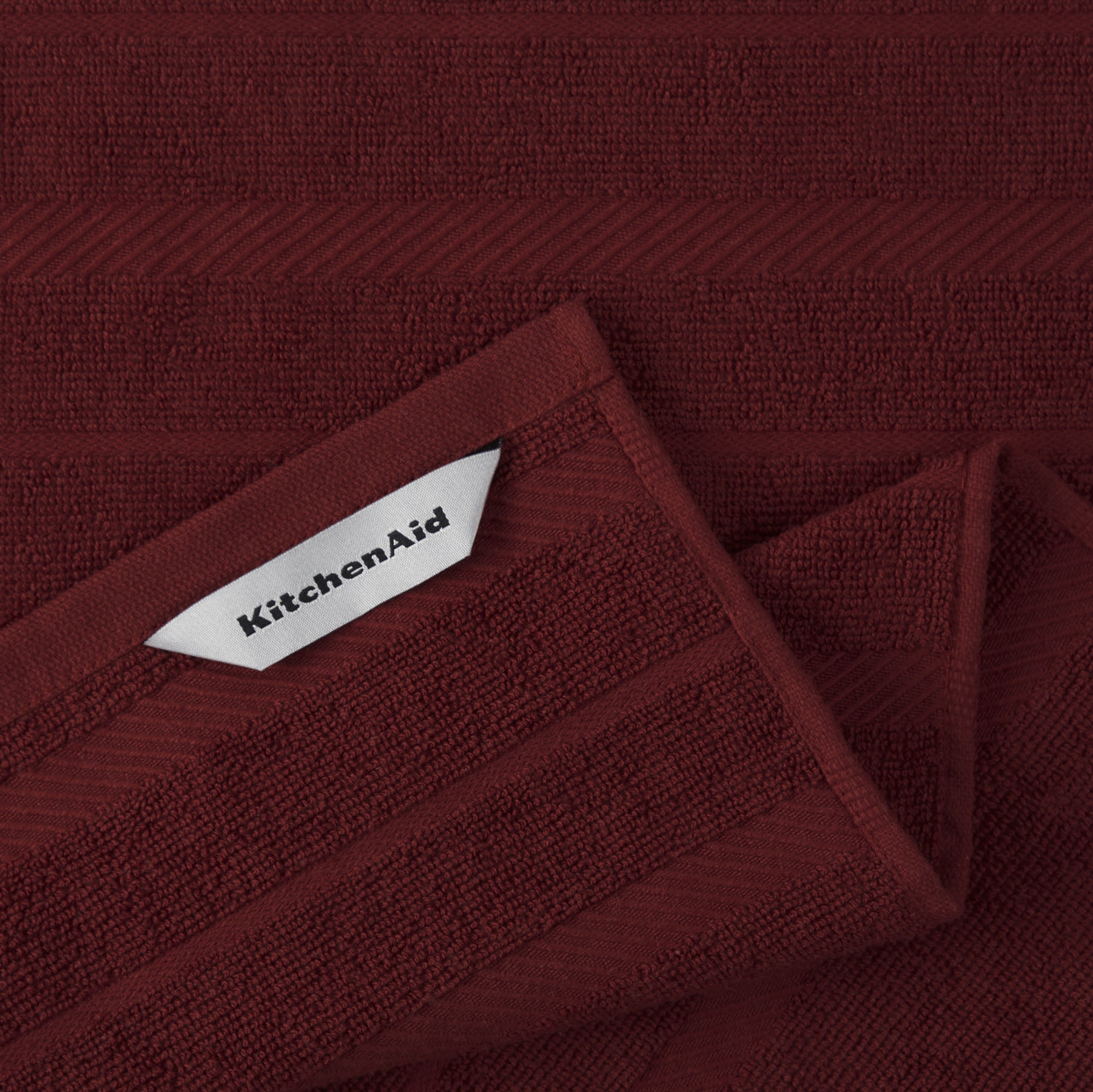 New KitchenAid Tea-Towels x2 Classic Red – Wild Haggis Direct