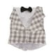 thumbnail image 1 of Traje de vuelo de loro poliéster elegante camisa a cuadros linda ropa de vuelo de pájaro para pájaros loro, 1 of 8