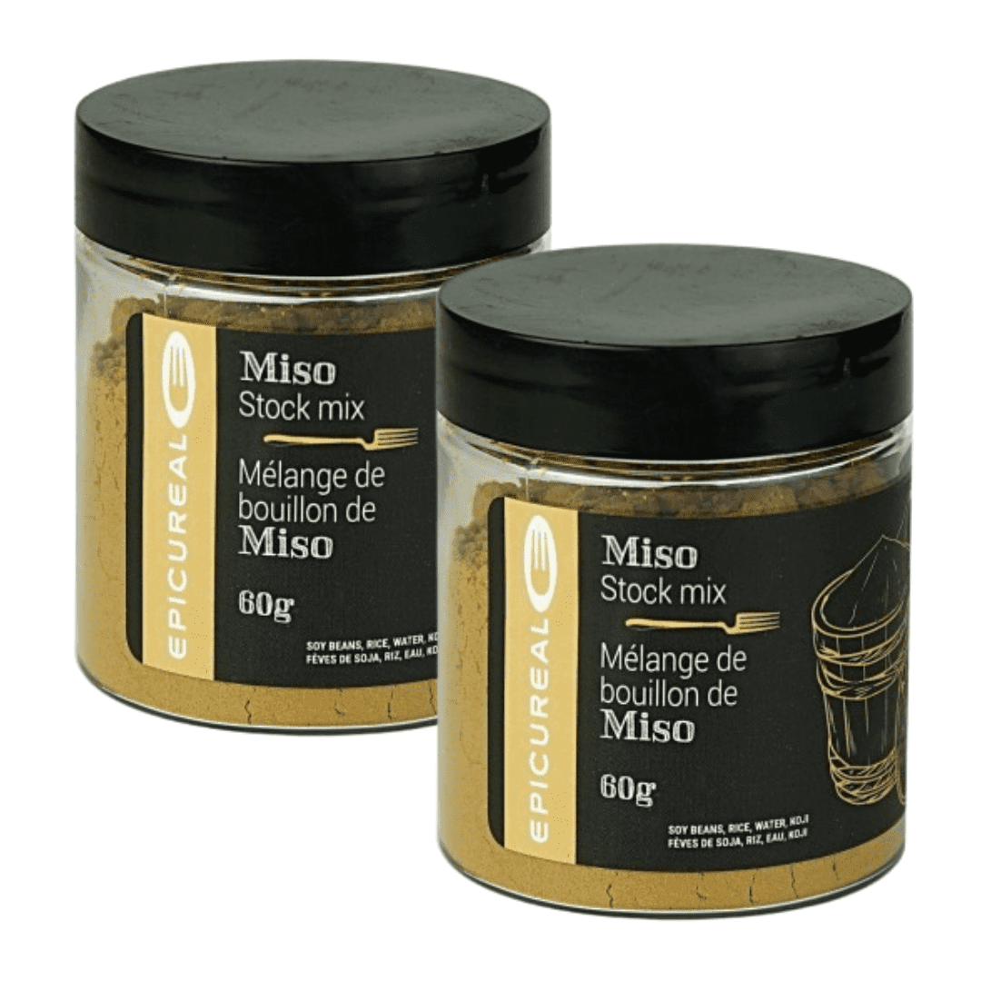 Epicureal Miso Stock Powder (Dashi) – 2 x 60g (2.12 oz) | Instant Miso ...