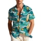 thumbnail image 2 of Blusa y camisa hawaiana de manga corta con cuello vuelto para hombre, camisa unisex de verano para playa, informal, de manga corta, con botones, ropa estampada, blusa para hombre, 2 of 9