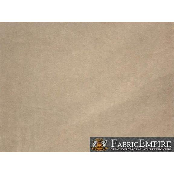 Minky Solid KHAKI Fabric By the Yard