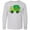 AC-Heather Grey, variant on Inktastic Irish St Patricks Day Fire Truck Long Sleeve Youth T-Shirt