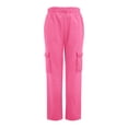 thumbnail image 5 of Wide Leg Pants Woman High Waist Comfortable Loose Sports Jogging Trousers Casual Sweatpants With Pocket Flowy Pants, 5 of 5