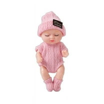 KOYPTL Lifelike Reborn Baby Dolls-10cm Sleeping Realistic Newborn Baby Dolls for Toddlers 1-3,Soft Cloth Body Doll with Accessories,Christmas Birthday Holiday Gift for Kids Boys Girls Aged 3 4 5 