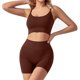 thumbnail image 4 of Mono deportivo de una pieza para mujer, para yoga, correr, fitness, entrenamiento, capri ajustado, ropa moldeadora para hombre, 4 of 4