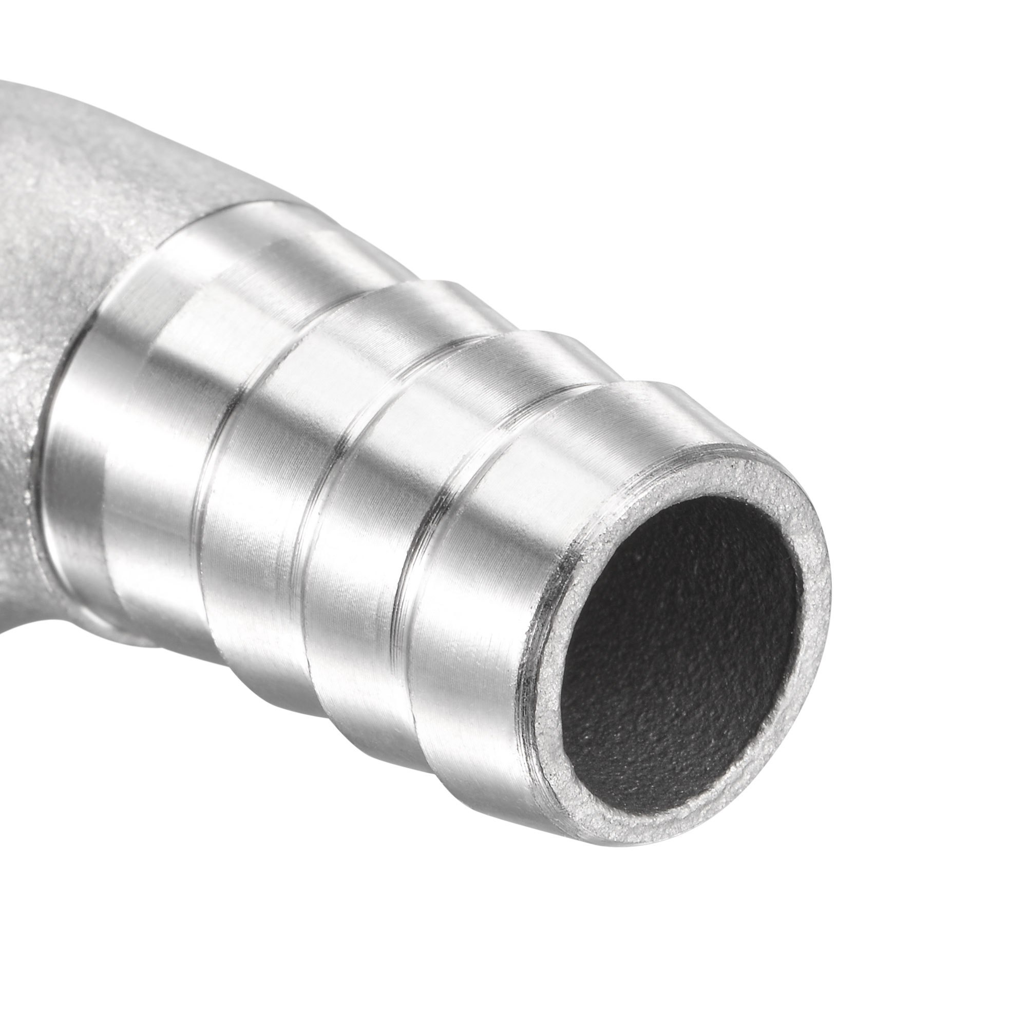 Unique Bargains 304 Stainless Steel Hose Barb Elbow NPT Female Connector 15mm