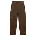 thumbnail image 7 of CYRBOKO Boys Fleece Lined Sweatpants, Elastic Drawstring Waist Casual Thermal Fall Winter Athletic Pants with Pockets Brown Size 14-15 T, 7 of 7