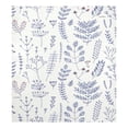 thumbnail image 3 of Dailycode Dishwasher Magnet Cover Magnetic Fridge Door Cover Home Kitchen Decor, Blue Herbs and Plants, 23"x 26", 3 of 6