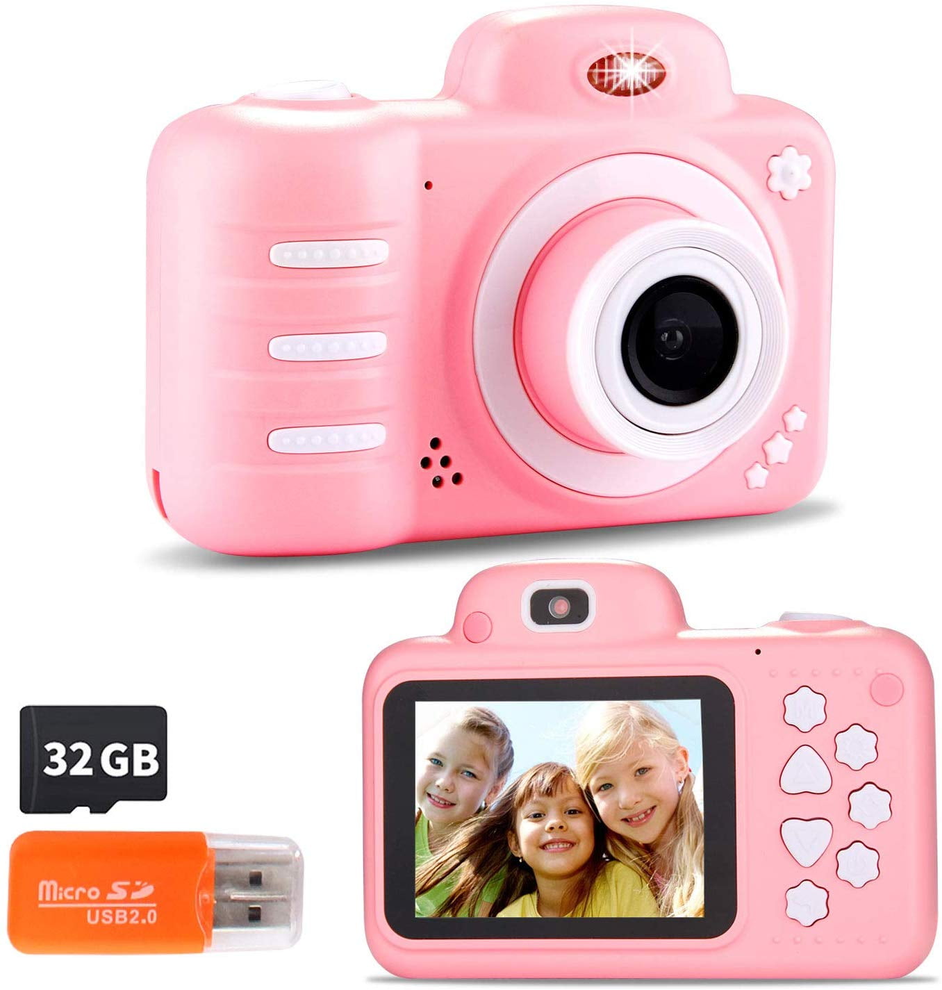"Happyline" Kids Camera, 8.0MP Child Camera with 2.4 Inch Screen and