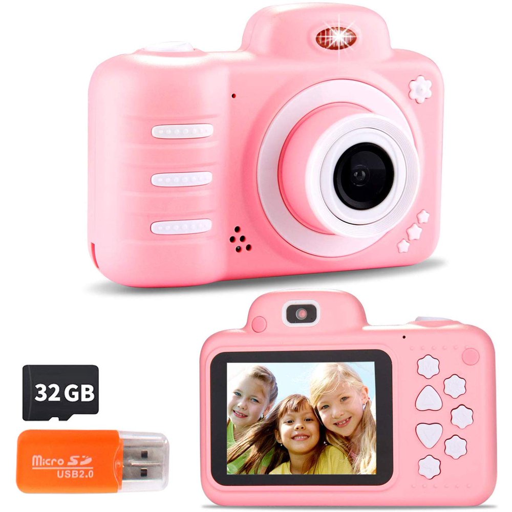"Happyline" Kids Camera for Girls, 8.0MP Child Camera with 2.4 Inch