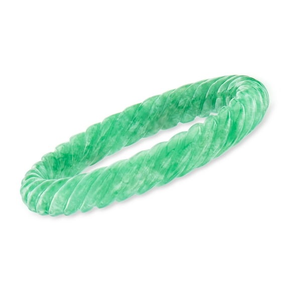 Ross-Simons Carved Jade Bangle Bracelet, Women's, Adult