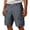 Gray, variant on Mens Water Resistant Ripstop Cargo Shorts 2026 Relaxed Fit Solid Color Short Pant Fishing Multi Pockets Outdoor Work Shorts Fashion Clothing Khaki L