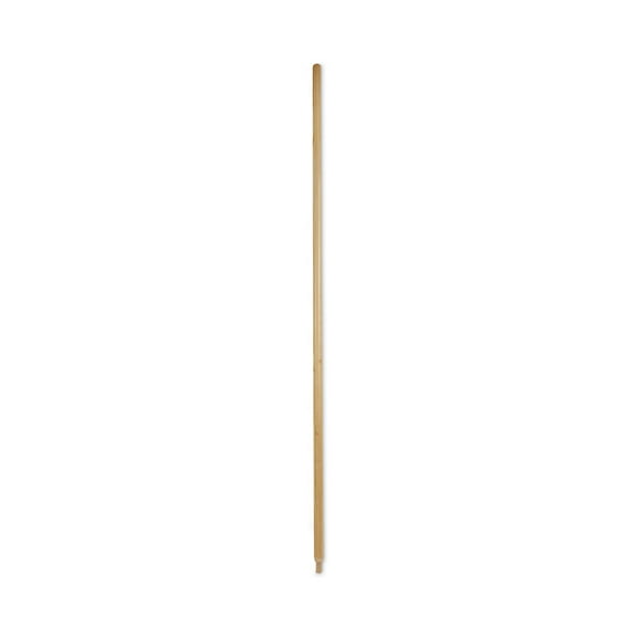 Boardwalk Heavy-Duty Threaded End Lacquered Hardwood Broom Handle, 1.13" dia x 60", Natural