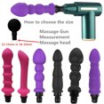 thumbnail image 4 of Masturbador femenino, adaptador de masajeador de Fascia, masajeador corporal de silicona, cabeza, accesorio de la máquina sexual, Juguetes sexuales para parejas, 4 of 8