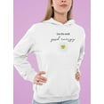 thumbnail image 2 of Give This World Good Energy Hoodie Women -Image by Shutterstock, Female x-Large, 2 of 4