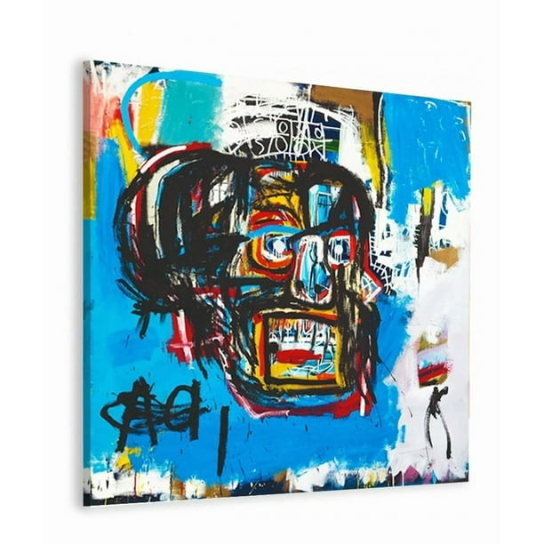 Cuadro Arte De Jean-michel Basquiat En Canvas Estilo Galeria