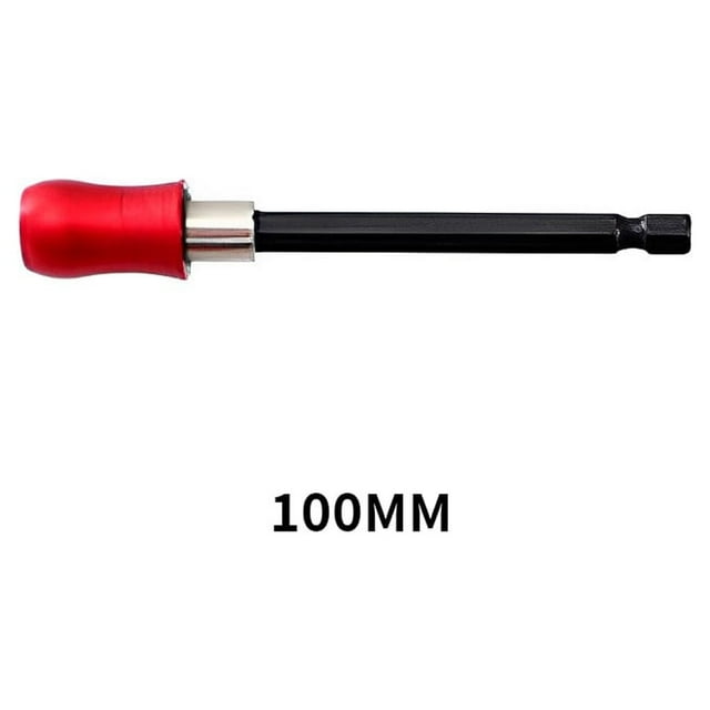 stanreset Professional 1/4 Inch 6.35mm Hexagon Shank Screwdriver Wrench Extension Rod Portable Electric Drill Bit Holder Rotary Tool 100mm