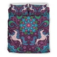 thumbnail image 1 of Juego de cama Escocia Unicornio y Flor Mandala Boho, 1 of 3