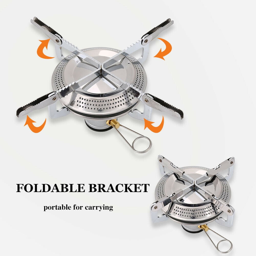 Mini Propane Gas Stove Burner Camping Cooking Foldable Hiking Picnic