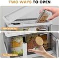 thumbnail image 3 of 3 Pack 19 Gallon Stackable Storage Bins Closet Organizer Plastic Container Box, 3 of 7
