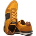 thumbnail image 4 of Pantofola D'Oro Umito Uomo Men's Low Top Lace Up Casual Sneakers In Mustard Size 8, 4 of 6