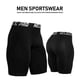 thumbnail image 2 of Pantalón Corto Deportivo TFixol Negro y Gris y Azul 3X-Large, 2 of 8