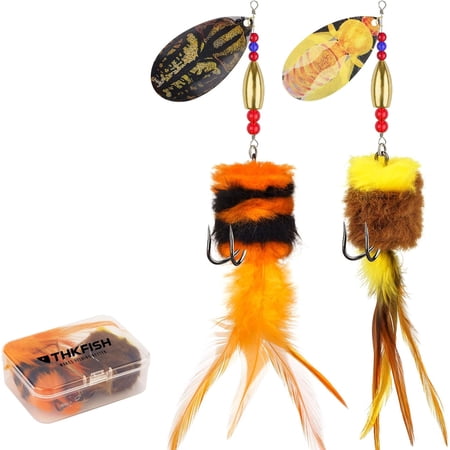 Brass Inline Spinner Bait Rooster Tail Fishing Lure for Musky Pike Walleye Trout Bass