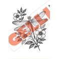 thumbnail image 3 of Paquete imprimible de transferencia de imágenes Gelli Arts Flora Flight, 30 piezas, 3 of 6
