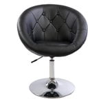 Black Faux Leather