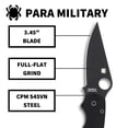 thumbnail image 3 of Cuchillo Plegable Spyderco Para Military 2 con Hoja CPM S45VN de 3.4", 3 of 5