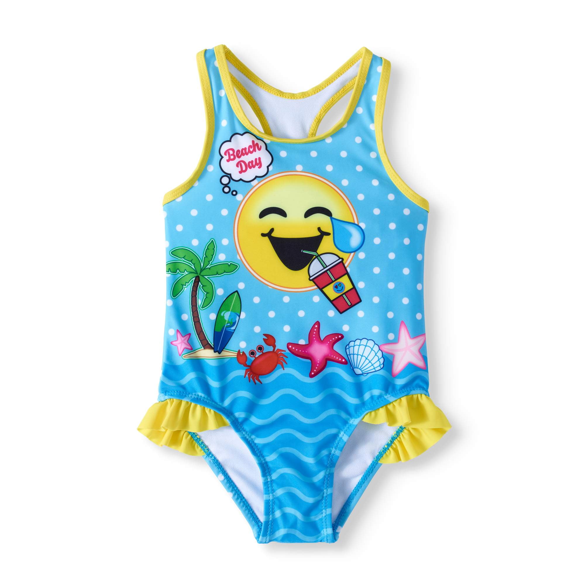 Emoji Emoji Toddler Girl One Piece Swimsuit