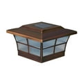 thumbnail image 6 of Classy Caps Prestige Solar Post Cap - Fits 5.5"x5.5" (6x6 Nominal) Posts - Electroplated Copper, 6 of 10