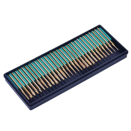 

30pcs/set Electroplated Diamond Grinding Head Grinding Needle Jewellery Drill Bit for Electric Grinders Gold