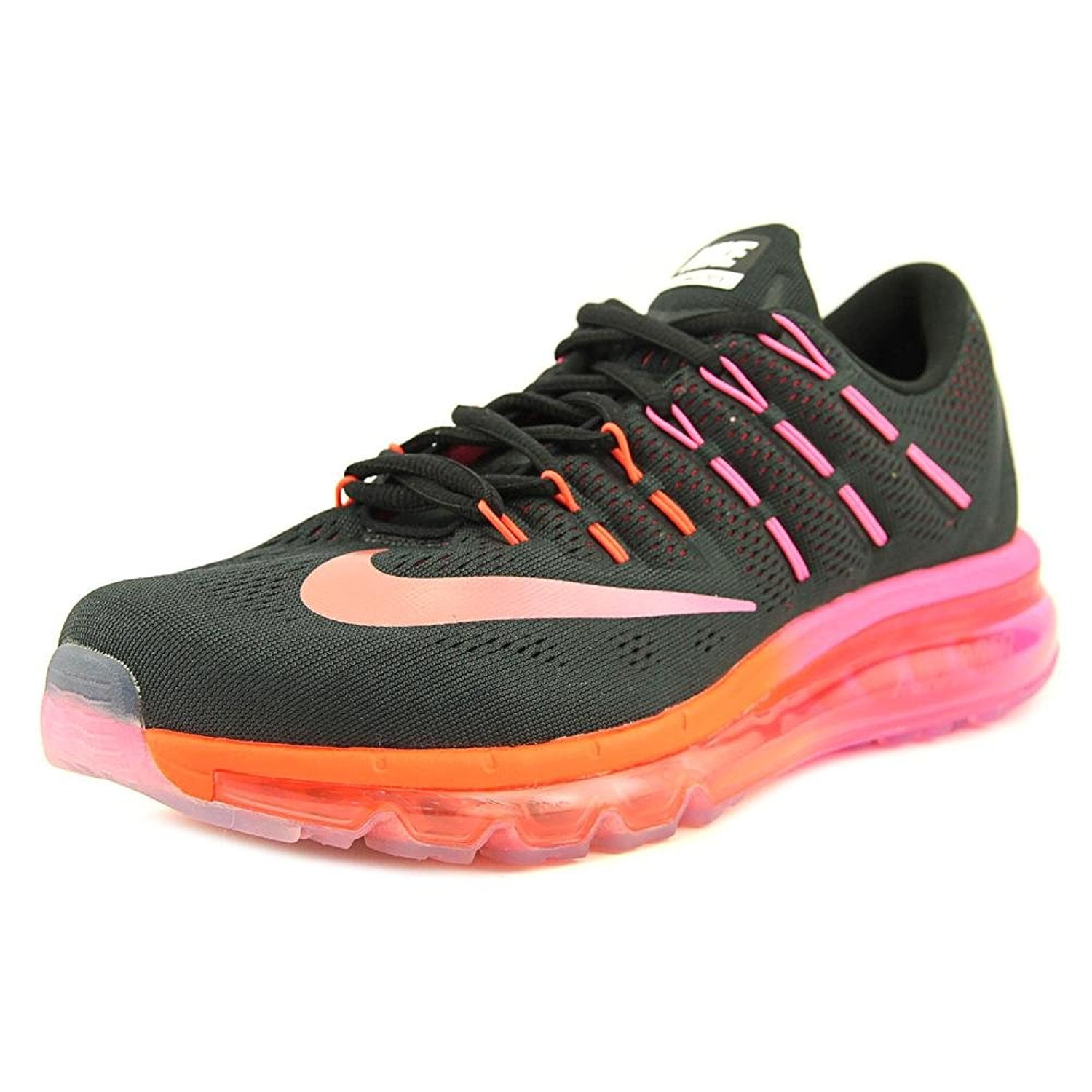 Nike Nike Womens Air Max 2016 Running Shoes Black Multi Color