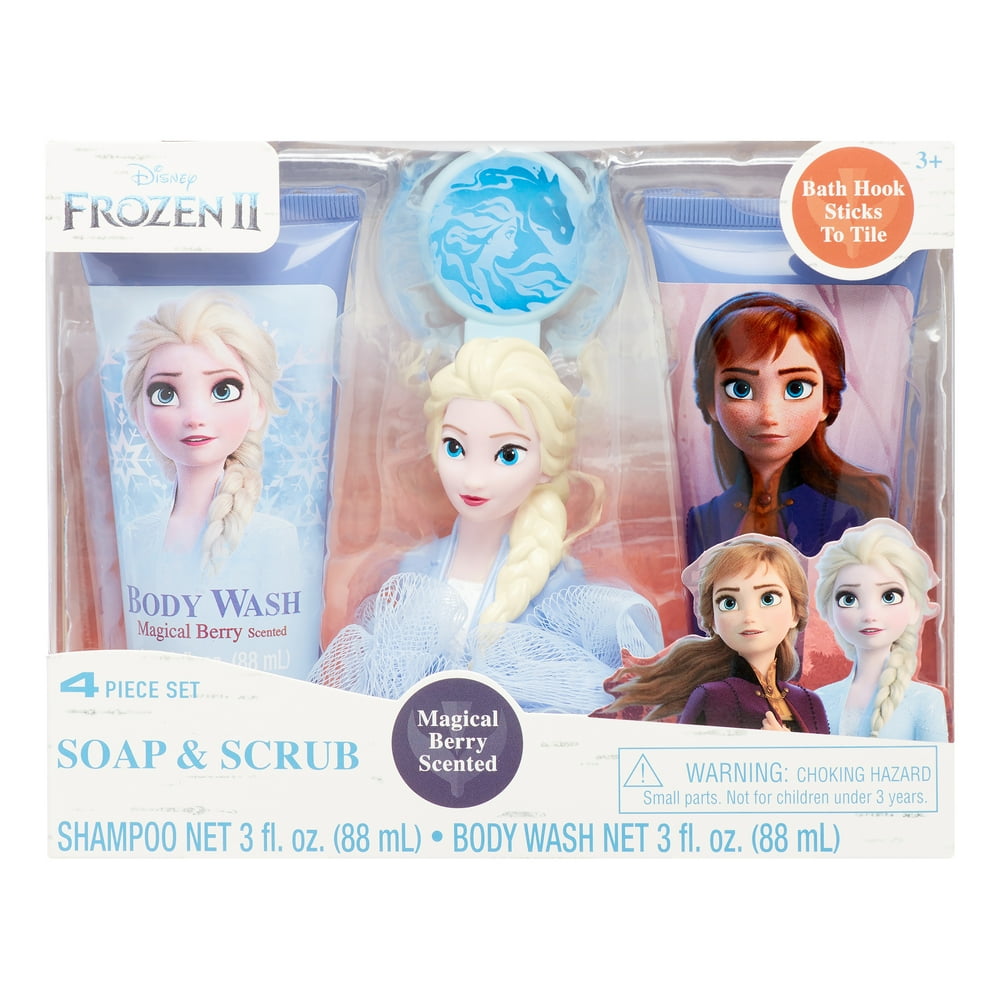 Frozen II 4-Piece Soap & Scrub Bath Set - Walmart.com - Walmart.com