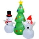 thumbnail image 3 of Inflable de Navidad Houzer 1.7m Muñecos de Nieve con LED, 3 of 6