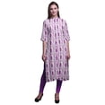 thumbnail image 1 of Bimba Kurta Longue Droite pour Femmes Coupe Régulière Tunique Kurti Décontractée XX-Grand, 1 of 6