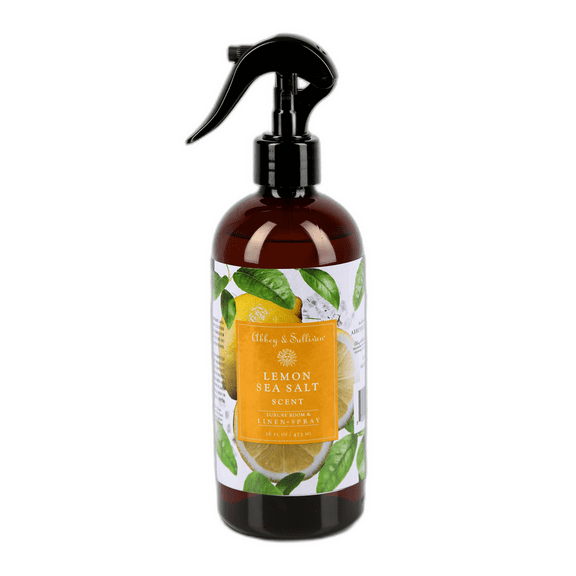Abbey & Sullivan, Linen and Room Spray, Lemon Sea Salt, 16 oz.